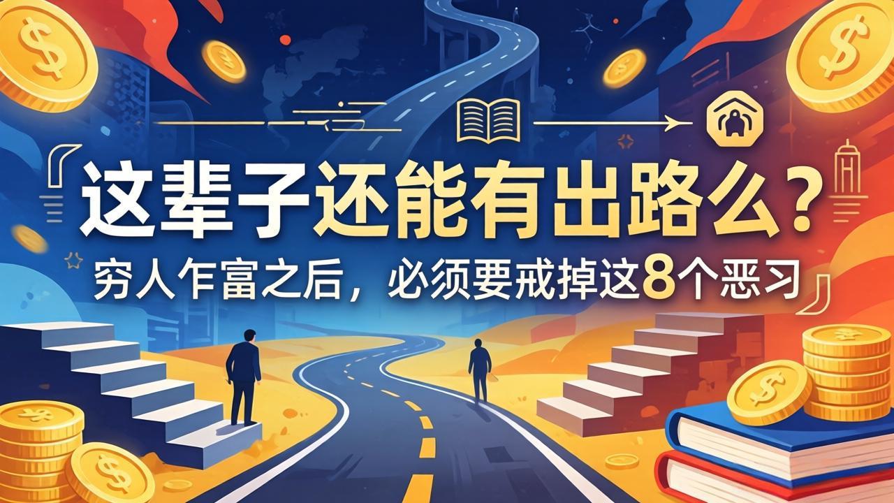 关于人生两篇付费文章【这辈子还能有出路么？】【穷人乍富之后，必须要戒掉这8个恶习】-创享网