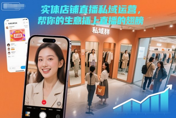 实体店铺直播私域运营，帮你的生意插上直播的翅膀 - 创享网-创享网