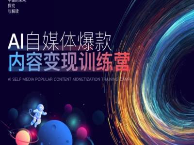 AI自媒体爆款内容变现训练营，20%底层逻辑，60%实操方法，20%案例拆解(即学即用) - 创享网-创享网