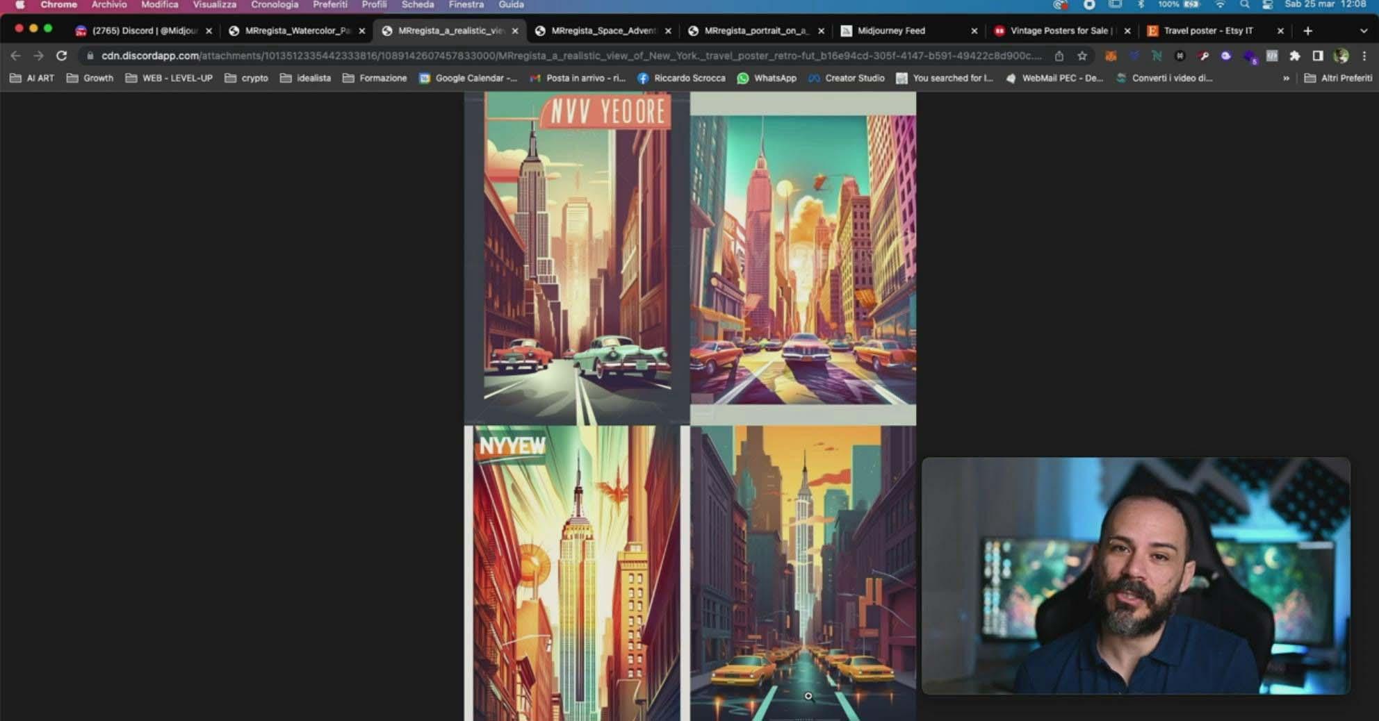 图片[10]-Midjourney AI人工智能创建和销售令人惊叹的海报教程-10节课-中英字幕 - 创享网-创享网
