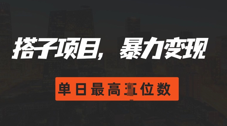 2024搭子玩法，0门槛，暴力变现，单日最高破四位数【揭秘】 - 创享网-创享网