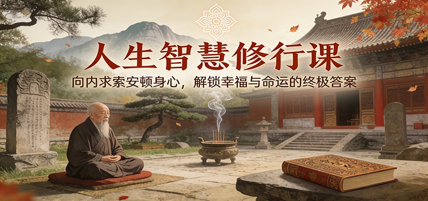 人生智慧修行课：向内求索安顿身心，解锁幸福与命运的终极答案 - 创享网-创享网