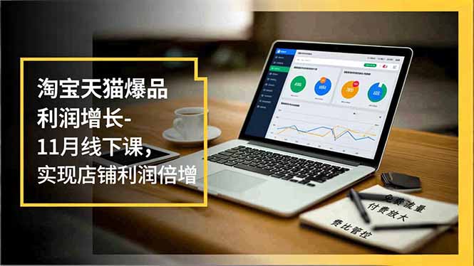 淘宝天猫爆品利润增长-11月线下课,免费流量、付费放大、费比管控,实现店铺利润倍增-创享网