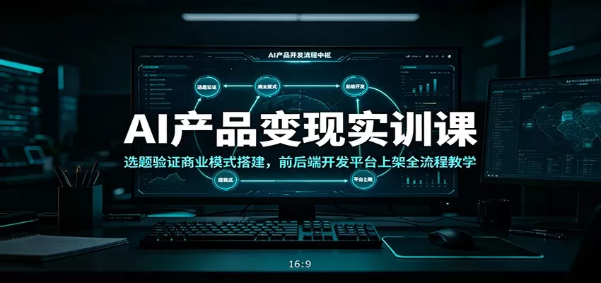 想做AI工具创业不会落地？全套选题开发上架教学，零基础搭建AI产品变现闭环-创享网