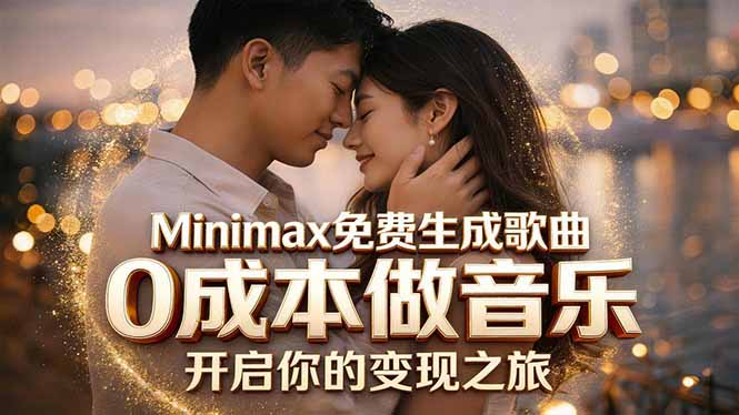 Minimax免费生成歌曲实测！0成本做音乐，说唱流行Lofi一键生成-创享网