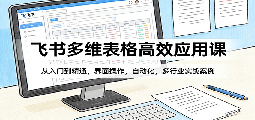 飞书多维表格高效应用课：从入门到精通，界面操作，自动化，多行业实战案例 - 创享网-创享网