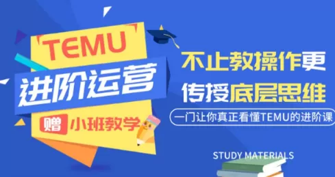 阿卡林·TEMU运营全套课程(基础+进阶)|0基础开店、合规上架、数据分析AI作图全链路教学