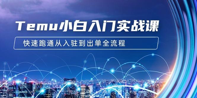 (9295期)Temu小白入门实战课：跨境拼多多电商培训 快速跑通从入驻到出单全流程-12节 - 创享网-创享网