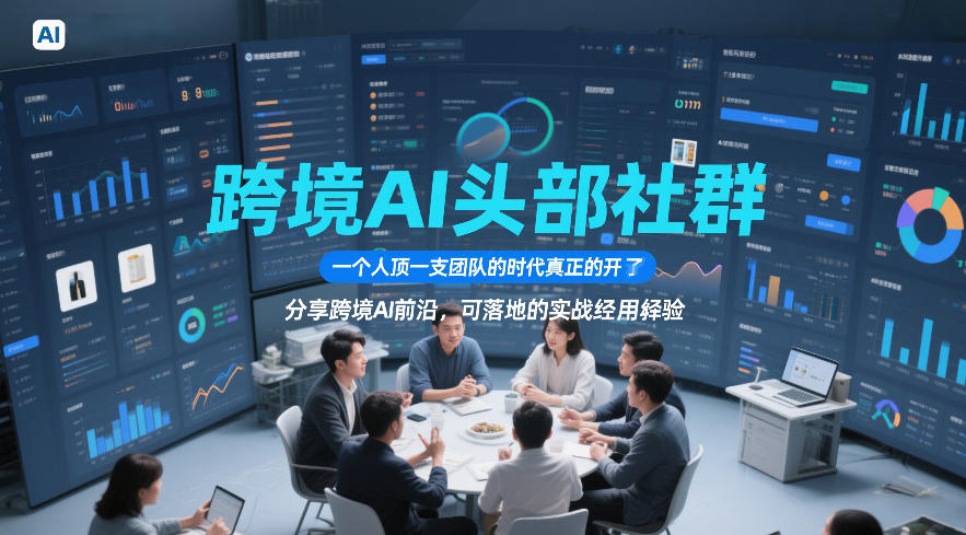 跨境AI头部社群，一个人顶一支团队的时代真正的开始了，分享跨境AI前沿，可落地的实战经验(更新5月23日) - 创享网-创享网
