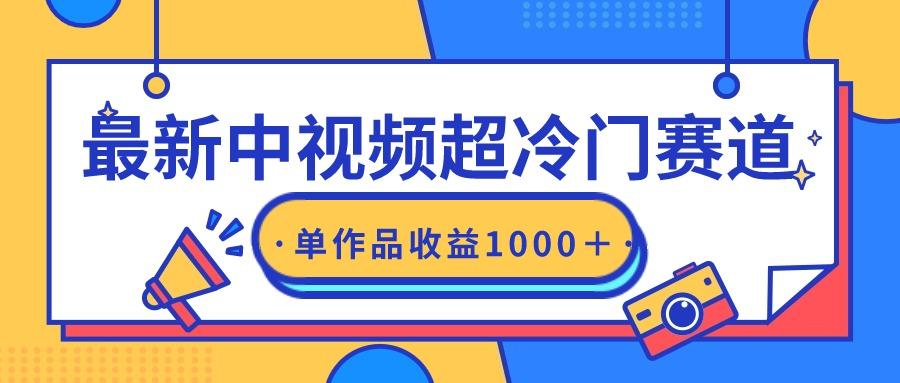(9275期)最新中视频超冷门赛道，轻松过原创，单条视频收益1000＋ - 创享网-创享网