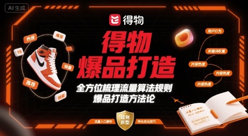 得物爆品打造，全方位梳理得物流量算法规则爆品打造规则 - 创享网-创享网