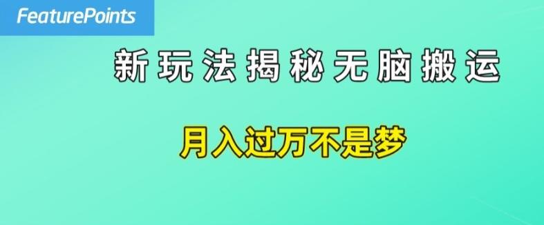 简单操作，每天50美元收入，搬运就是赚钱的秘诀【揭秘】 - 创享网-创享网