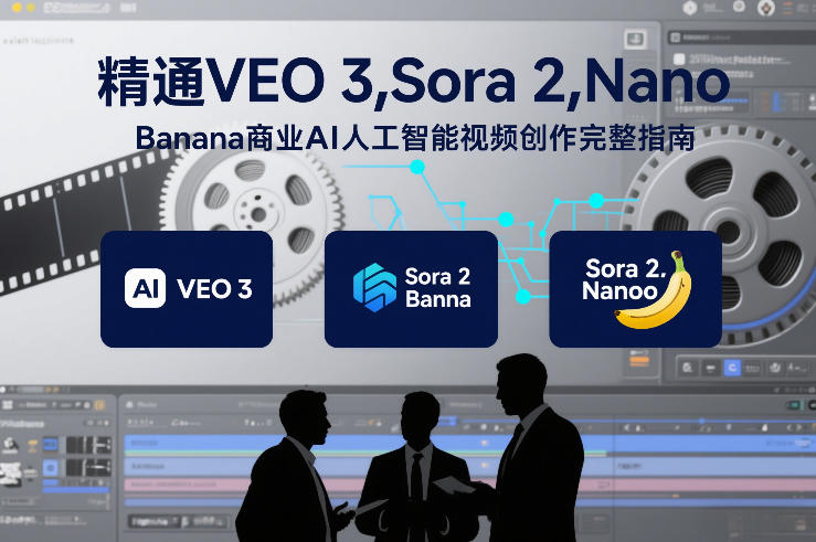 精通VEO 3，Sora 2，Nano Banana商业AI人工智能视频创作完整指南-创享网