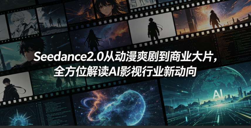 Seedance2.0从动漫爽剧到商业大片，全方位解读AI影视行业新动向-创享网