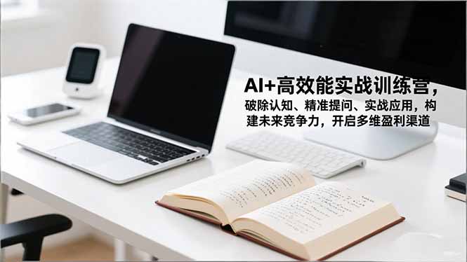 AI+高效能实战训练营，破除认知、精准提问、实战应用，构建未来竞争力，开启多维盈利渠道-创享网