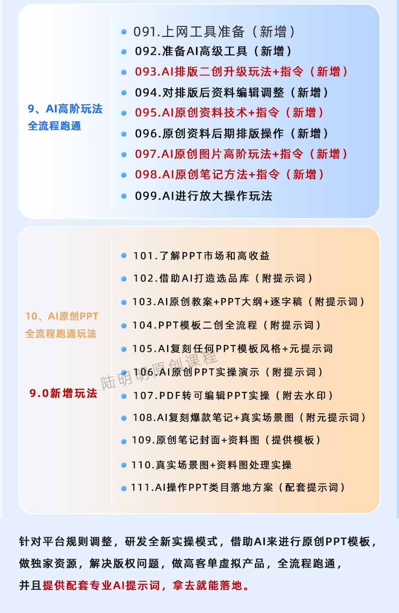 小红书虚拟项目特训班9.0，全面拥抱AI，批量产出原创PPT货源，单品/单店纯利润几万到几十W-创享网