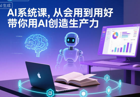 AI系统课，从会用到用好，带你用AI创造生产力 - 创享网-创享网