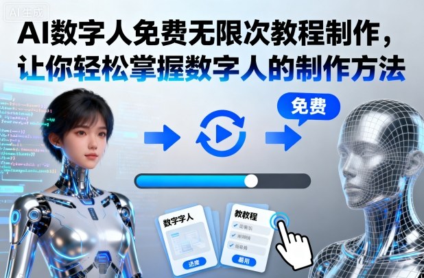 AI数字人免费无限次教程制作，让你轻松掌握数字人的制作方法 - 创享网-创享网