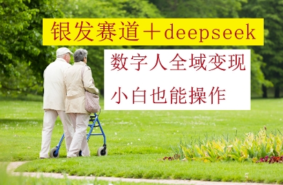 银发赛道+deepseek数字人全域变现，小白也能操作 - 创享网-创享网