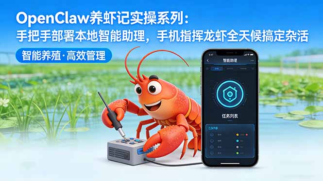 OpenClaw养虾记实操系列-更新：手把手部署本地智能助理，手机指挥龙虾全天候搞定杂活-创享网