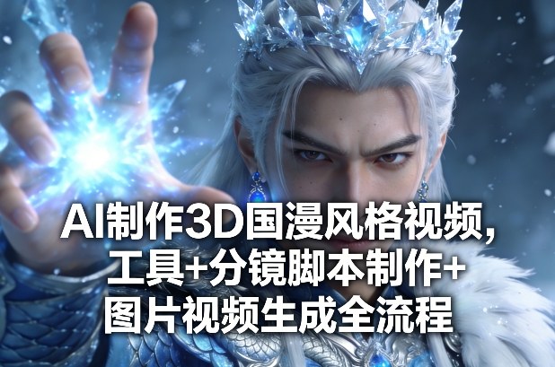 AI制作3D国漫风格视频，工具+分镜脚本制作+图片视频生成全流程 - 创享网-创享网
