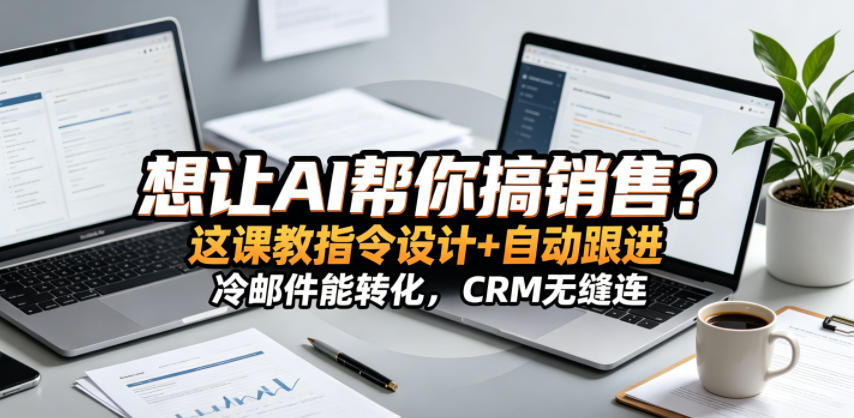 想让AI帮你搞销售？这课教指令设计+自动跟进，冷邮件能转化，CRM无缝连！【原创双语字幕】 - 创享网-创享网