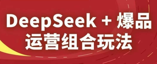 DeepSeek+爆品运营组合玩法，2025淘系精品课 - 创享网-创享网