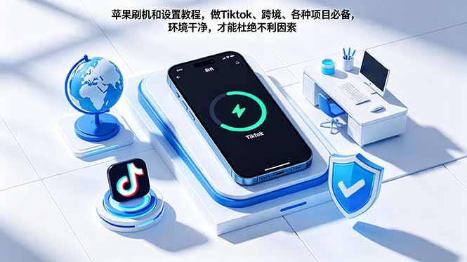 苹果刷机和设置教程，做Tiktok、跨境、各种项目必备，环境干净，才能杜绝不利因素-创享网