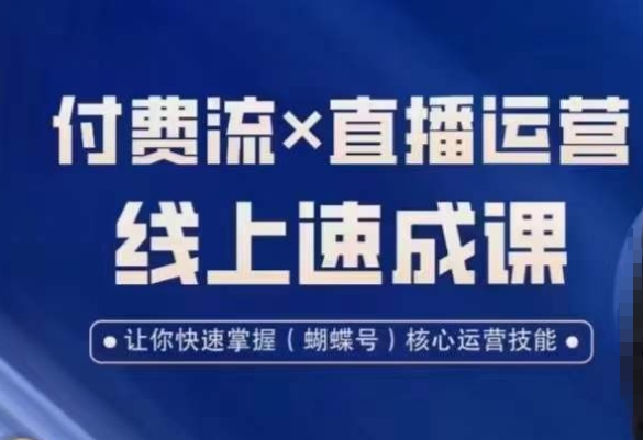 视频号付费流实操课程，付费流✖️直播运营速成课，让你快速掌握视频号核心运营技能 - 创享网-创享网