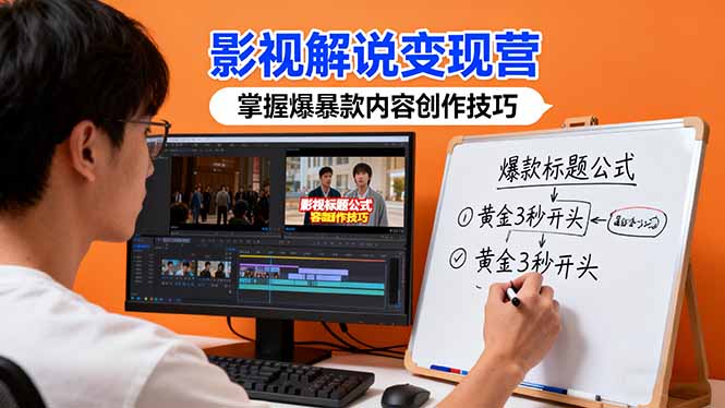 影视解说变现营:通过30+实战案例爆款内容创作技巧,掌握影视解说盈利密码-创享网