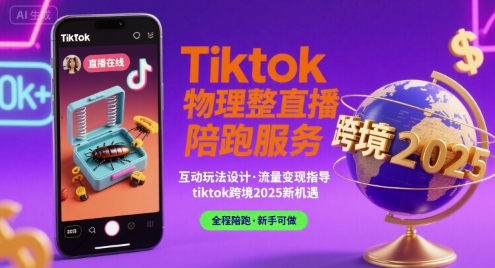 Tiktok物理整蛊直播陪跑服务-tiktok跨境2025 - 创享网-创享网