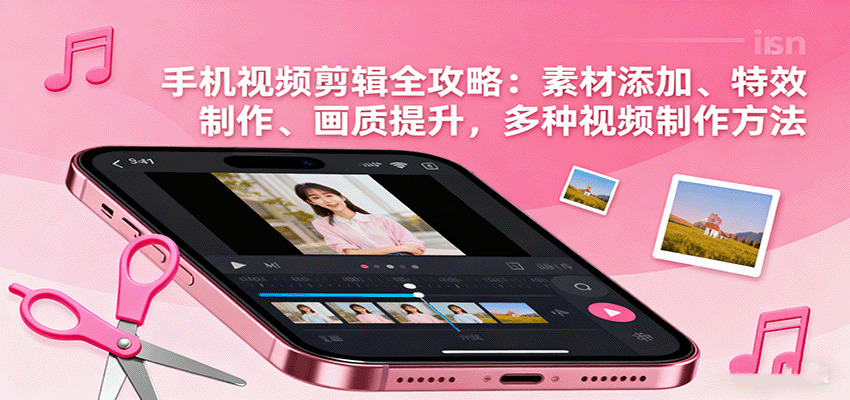 手机视频剪辑全攻略：素材添加、特效制作、画质提升，多种视频制作方法 - 创享网-创享网