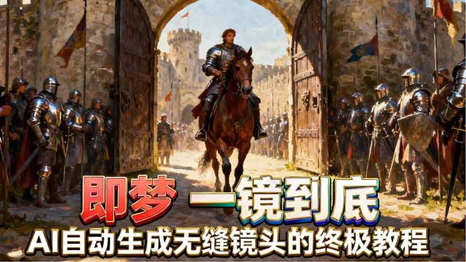 即梦AI一镜到底终极教程，智能补帧+运镜技巧，AI自动生成无缝丝滑长镜头高效出片 - 创享网-创享网