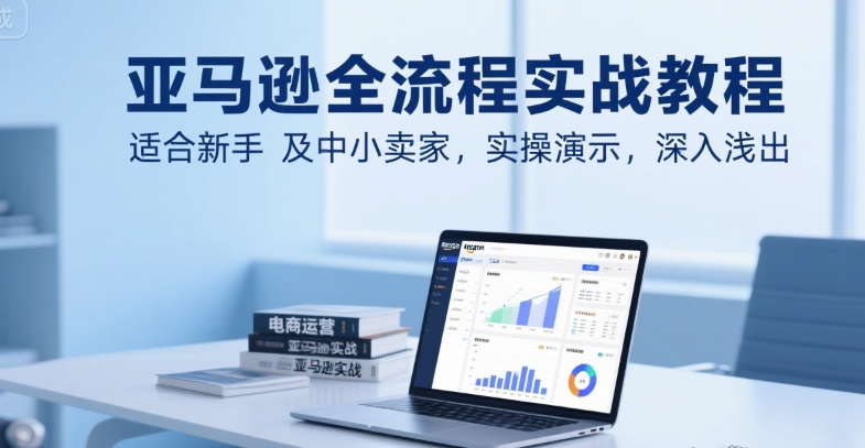亚马逊全流程实战教程，适合新手及中小卖家，实操演示，深入浅出 - 创享网-创享网
