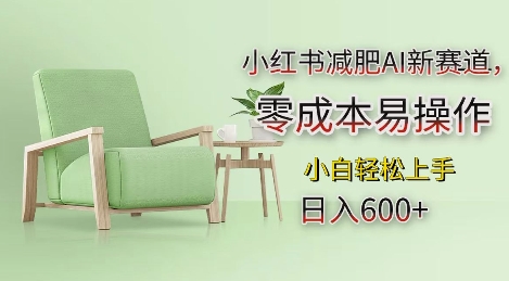 小红书减肥AI新赛道，零成本易操作，日入多张，小白轻松上手【揭秘】 - 创享网-创享网