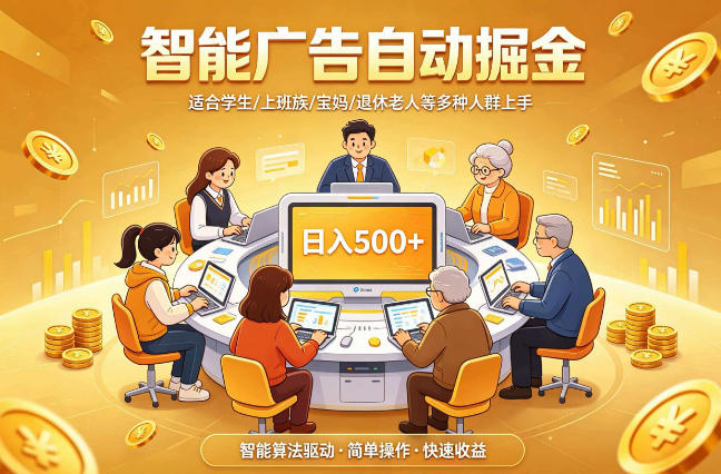 2026年最好做的项目：自动掘金项目，小白轻易上手，单日轻松收入500+【揭秘】-创享网