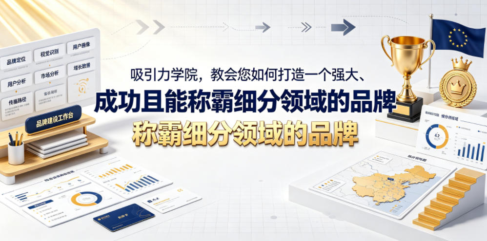 吸引力学院，教会您如何打造一个强大、成功且能称霸细分领域的品牌！【原创双语字幕】 - 创享网-创享网
