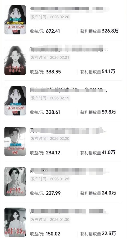 抖音某博主的AI情感故事第一人称解说视频教学，条条爆款，撸创作伙伴计划收益-创享网