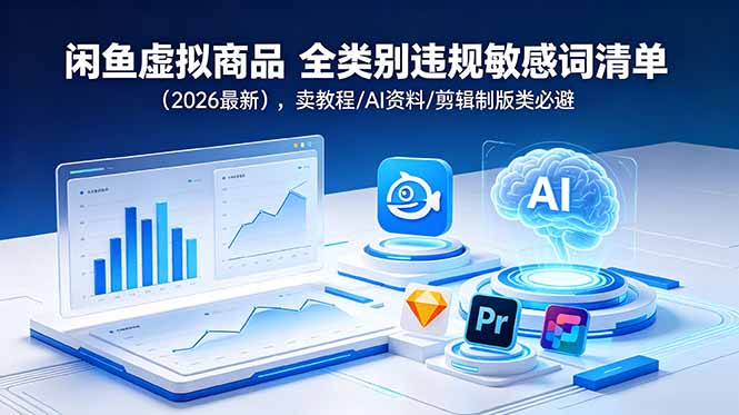 闲鱼虚拟商品 全类别违规敏感词清单(2026最新-创享网