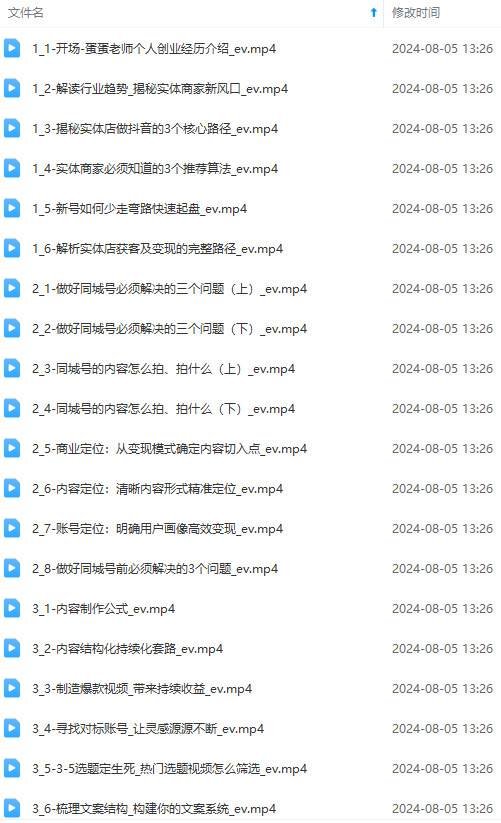 图片[1]-实体店老板获客特训营：认知、定位、文案、矩阵、直播、AI等(72节 - 创享网-创享网