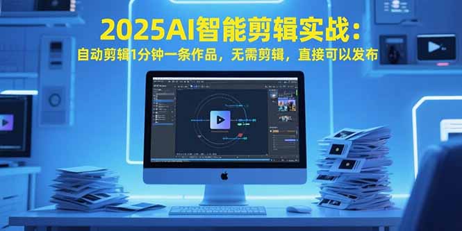 2025AI智能剪辑实战：自动剪辑1分钟一条作品，无需剪辑，直接可以发布 - 创享网-创享网