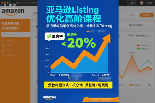 亚马逊Listing优化高阶课程，手把手教你策划高转化率、低跳失率的listing-创享网