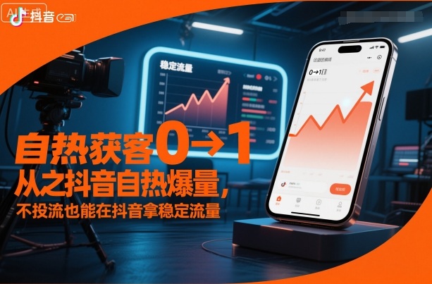 自热获客从0到1之抖音自热爆量,不投流也能在抖音拿稳定流量-创享网
