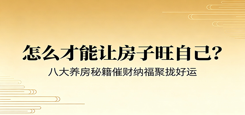 付费文章《怎么才能让房子旺自己？》八大养房秘籍催财纳福聚拢好运-创享网