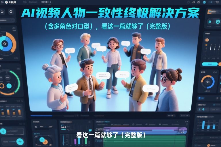 AI视频人物一致性终极解决方案(含多角色对口型)，看这一篇就够了(完整版) - 创享网-创享网