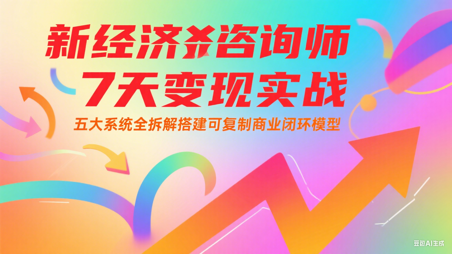 新经济咨询师 7 天变现实战：五大系统全拆解搭建可复制商业闭环模型 - 创享网-创享网