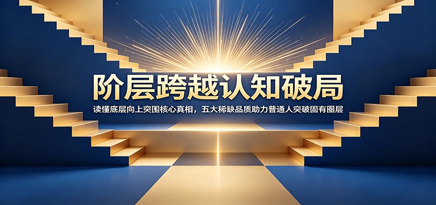阶层跨越认知破局：读懂底层向上突围核心真相，五大稀缺品质助力普通人突破固有圈层 - 创享网-创享网