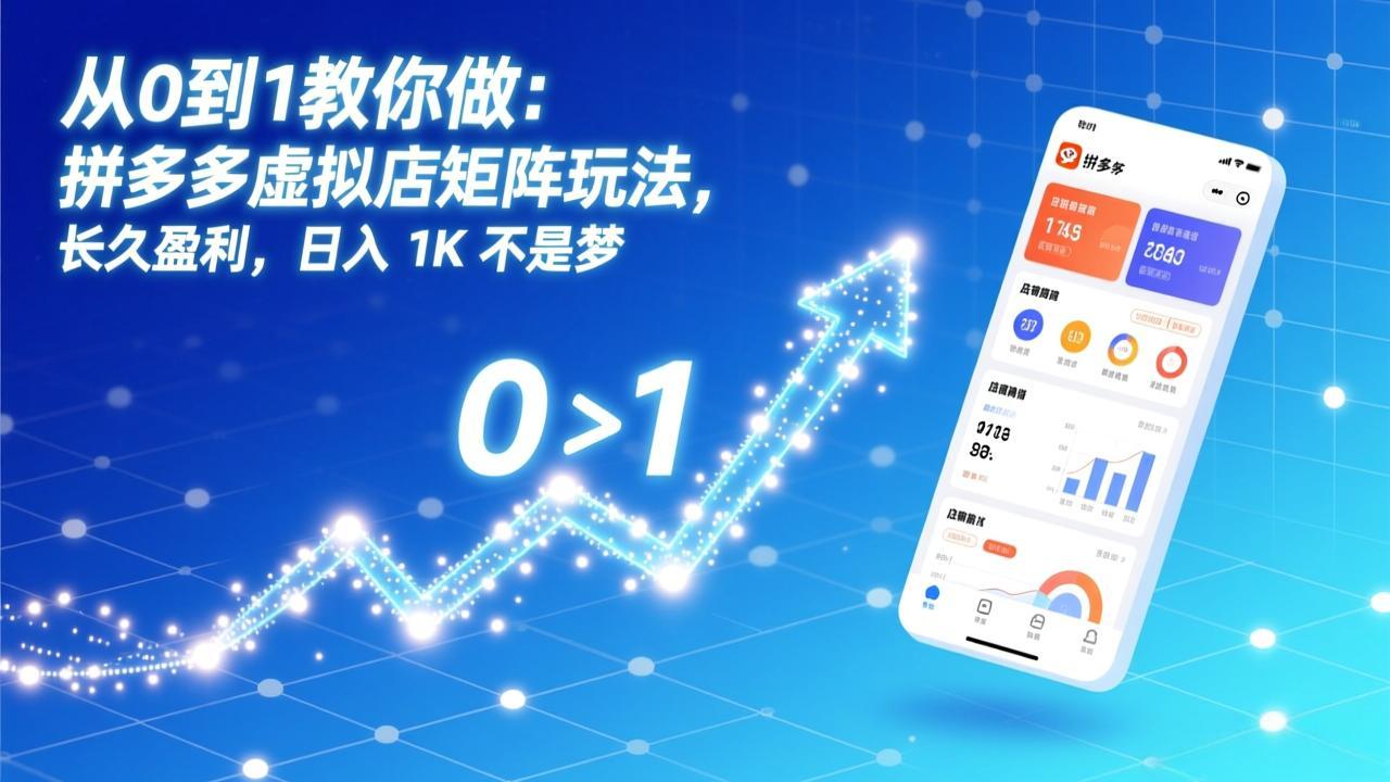 从0到1教你做：拼多多虚拟店矩阵玩法，长久盈利，日入 1K 不是梦 - 创享网-创享网