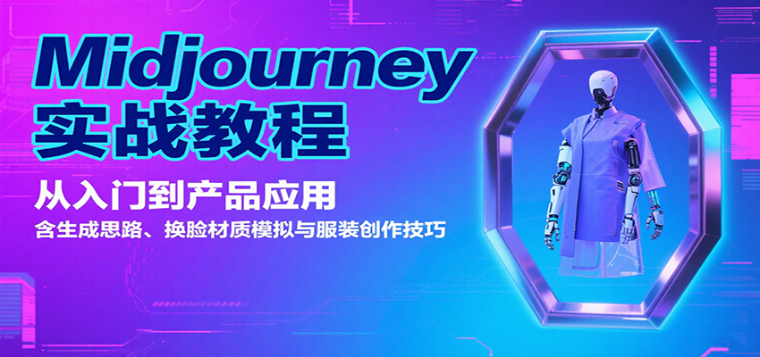 Midjourney实战教程：从入门到产品应用，含生成思路、换脸材质模拟与服装创作技巧 - 创享网-创享网