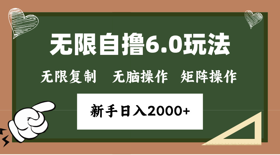年底无限撸6.0新玩法，单机一小时18块，无脑批量操作日入2000+ - 创享网-创享网